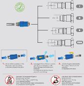 SERIE BLACK PRO : RACCORD RAPIDE FEMELLE Queue cannelée 3/8