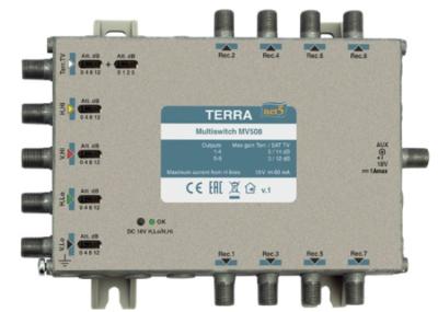 Multiswitch 5/8 pour cascades TERRA MV508